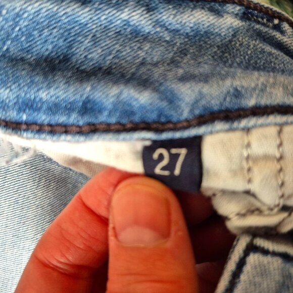 Guess Starlet Boot Women's Light Blue Jeans ~ Size 27 - Picture 3 of 4